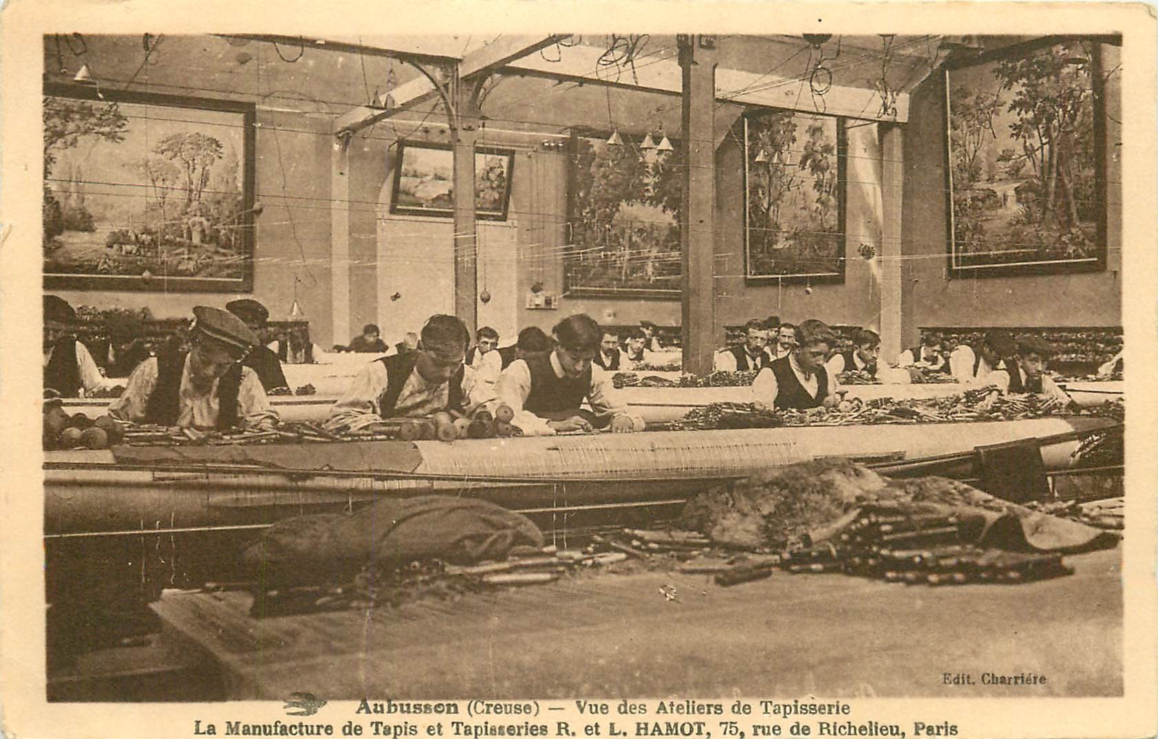 23 AUBUSSON Ateliers De Tapisserie 1933 23 AUBUSSON Ateliers De Tapisserie 1933