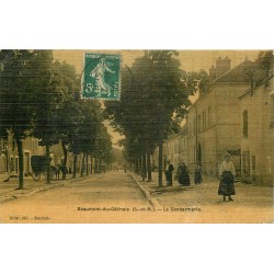 77 BEAUMONT-DU-GÂTINAIS. La Gendarmerie 1907