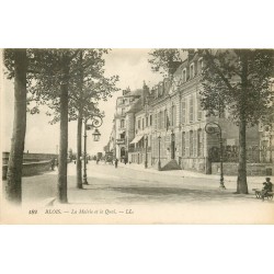 41 BLOIS. L'Hôtel de Ville ou Mairie 1905 et le Quai