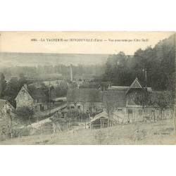 27 LA VACHERIE-SUR-HONDOUVILLE. Vue sur le Village 1931