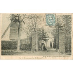 77 BEAUMONT-EN-GÂTINAIS. Le Vieux Moulin 1907