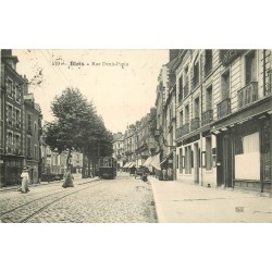 41 BLOIS. Rue Denis Papin avec tramway vers 1908