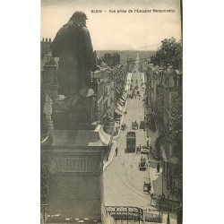 41 BLOIS. Vue prise de l'Escalier Monumental et Statue Denis-Papin