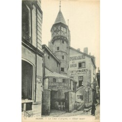 41 BLOIS. La Tour d'Argent, Epicerie en gros avec promeneur et chien