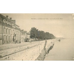 41 BLOIS. L'Hôtel de Ville, Loire et Mail vers 1900