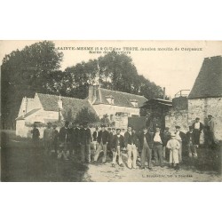 78 SAINTE-MESME. Sortie des Ouvriers de l'Usine Teste ancien Moulin de Corpeaux