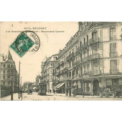 90 BELFORT. Tramway Boulevard Carnot dans les Nouveaux Quartiers