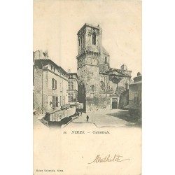 2 x Cpa 30 NÎMES. Cathédrale vers 1900 et Camp de Massillan 1914