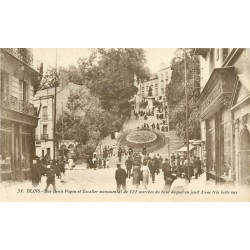 41 BLOIS. Rue Denis-Papin Escalier monumental