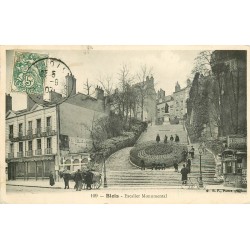 41 BLOIS. Rue Denis-Papin le Grand Escalier Monumental 1907