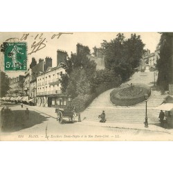 41 BLOIS. Rue Denis-Papin les Escaliers et rue Porte-Côté 1908