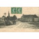 45 DOSSAINVILLE. Animation sur la Place et L'Eglise 1908