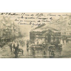 carte postale ancienne 14 LISIEUX. Un Jour de dégel par Fraipont Salon 1901