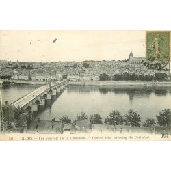 2 x Cpa 41 BLOIS. Pont et Cathédrale 1920