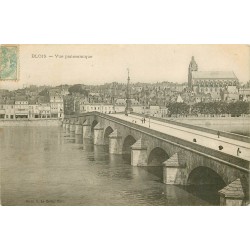 2 x Cpa 41 BLOIS. Pont et vue générale 1906