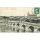 2 x Cpa 41 BLOIS. Pont et Quai Villebois Mareuil 1909 & 1918