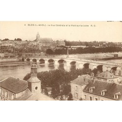 2 x Cpa 41 BLOIS. Pont sur la Loire