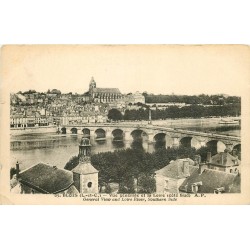 2 x Cpa 41 BLOIS. Pont sur la Loire et vue depuis Faubourg de Vienne