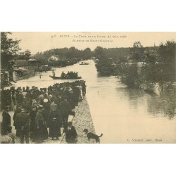 41 BLOIS. Avenue de Saint-Gervais inondée pendant la Crue 1907