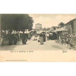 41 BLOIS. Le Marché Place de la République vers 1900
