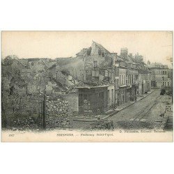 carte postale ancienne 02 SOISSONS. Faubourg Saint-Vaast