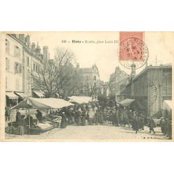 41 BLOIS. Marché Place Louis XII en 1905