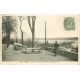 41 BLOIS. Cycliste sur Les quatre bancs Boulevard Eugène Riffault 1907