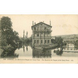 carte postale ancienne 14 LISIEUX. Bords de la Touques au Camp Franc