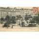 2 x cpa 83 TOULON. Tamaris le Débarcadère 1915 et Grand Hôtel Place Liberté 1905