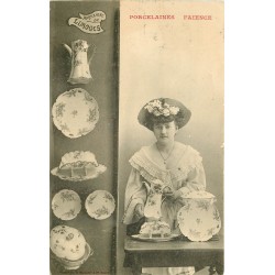 87 LIMOGES. Porcelaines en Faïence 1904