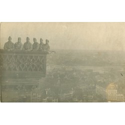 67 STRASBOURG. Militaires en haut d'une Tour