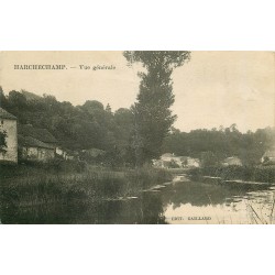 88 HARCHECHAMP. Vue générale sur le Village et le Vair 1935