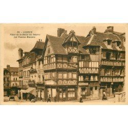 carte postale ancienne 14 LISIEUX. Place de la Halle au Beurre