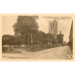 62 SAINT-OMER. Jardins et ruines Abbaye Saint-Bertin