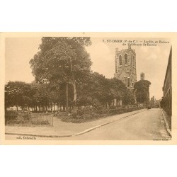 62 SAINT-OMER. Jardins et ruines Abbaye Saint-Bertin