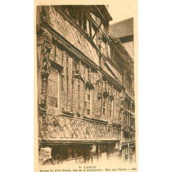 carte postale ancienne 14 LISIEUX. Maison Salamandre Rue aux Fèvres