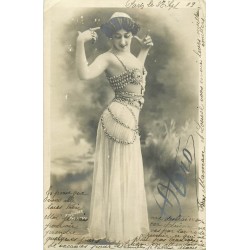 REUTLINGER Photographe. Caroline Otero " La Danse du ventre " 1903