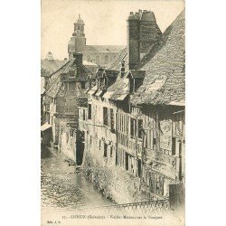 carte postale ancienne 14 LISIEUX. Vieilles Maisons sur Touques