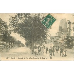 41 BLOIS. Ouvriers et Ouvrières Avenue de la Gare 1908