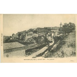 2 x cpa 06 MOUGINS. Le Village et vue sur Cannes 1910