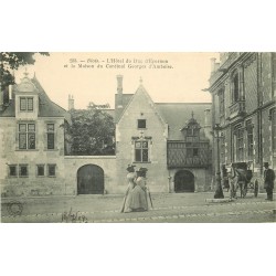 41 BLOIS. Hôtel Duc Epernon et Maison Cardinal Amboise vers 1900
