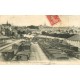 16 ANGOULEME. Gare et dépôt de Trains vue de la Passerelle Chaignaud 1908