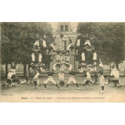 41 BLOIS. Abeille des Aydes. Pyramide triple barre parallèle et cercle fer 1911