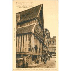 carte postale ancienne 14 LISIEUX. Manoir Formeville Rue aux Fèves