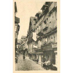 carte postale ancienne 14 LISIEUX. Rue aux Fèvres