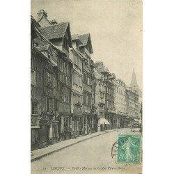 carte postale ancienne 14 LISIEUX. Rue Victor-Hugo 1917