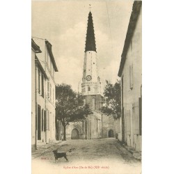 17 ILE DE RE. Eglise d'Ars vers 1900