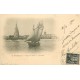 2 x cpa 17 LA ROCHELLE. Rue Dupaty et Bateau de Pêche 1900