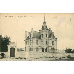 2 x cpa 17 FOURAS-LES-BAINS. Villa " La Jetée " 1910 et la Terrasse 1905