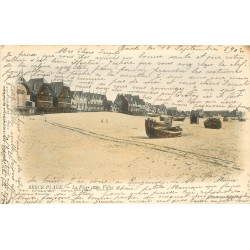 62 BERCK. Villas et barques sur la Plage 1902